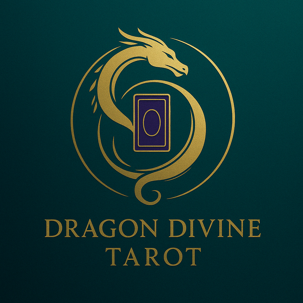 Dragon Divine Tarot Logo Design